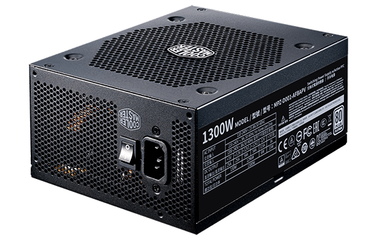 Fonte Cooler Master V1300, 80 Plus Platinum 1000W 